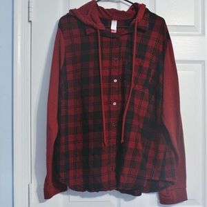 Red Sweater Flannel